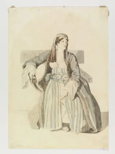 Une Demoiselle Grecque de Livadie, by Louis Dupré