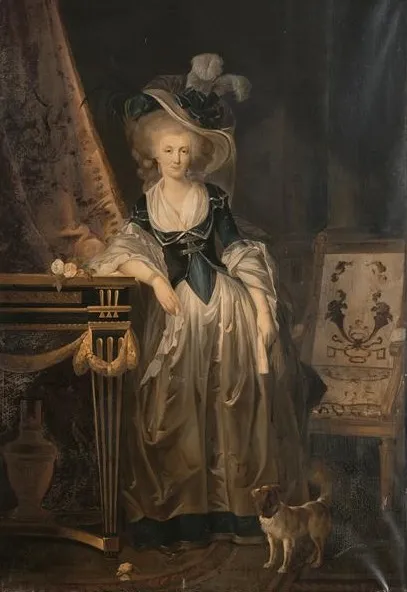 Portrait of Louise-Marie-Adélaïde de Bourbon, by Louis-Édouard Rioult, oil, 1839