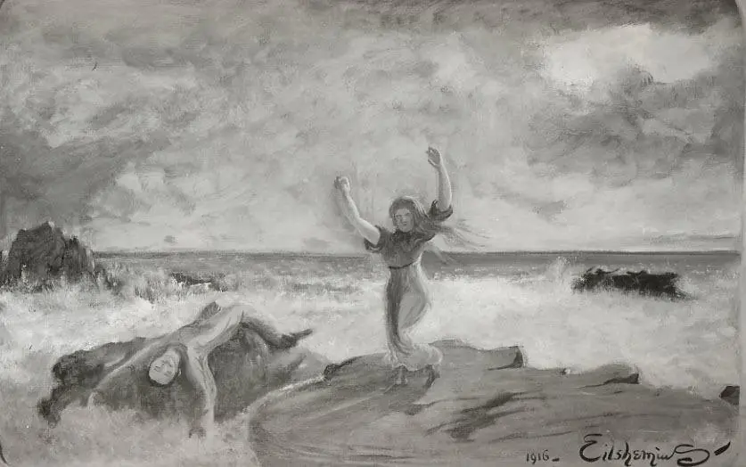 Tragedy of the Sea, by Louis Eilshemius