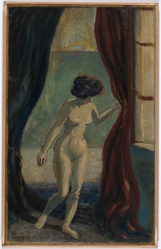 Untitled, by Louis Eilshemius, oil, 1911