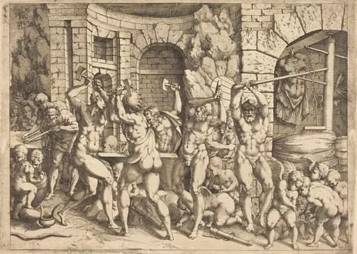 The Forge of Vulcan, by Louis Elle I