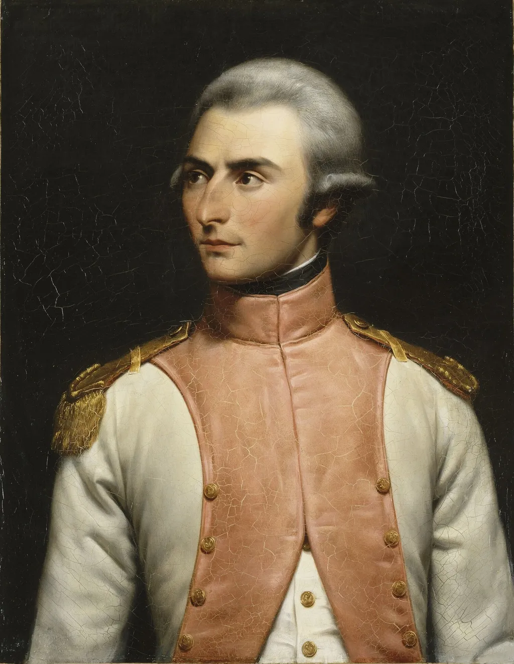 Jean-Baptiste-Jules Bernadotte, lieutenant in the 36th line regiment in 1792, by Louis-Félix Amiel, oil, 1834