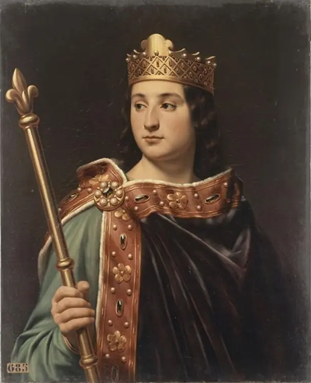 Louis V of France, by Louis-Félix Amiel