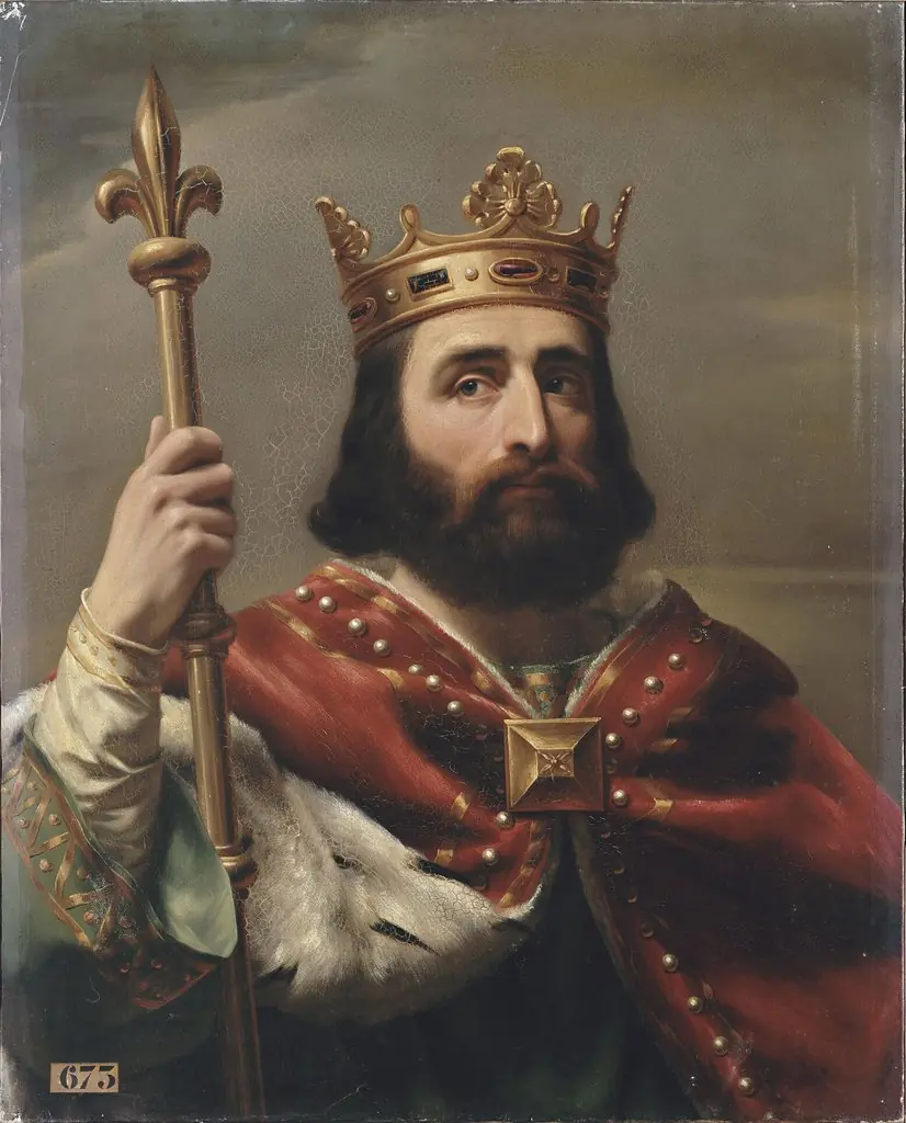 Pépin III, dit le Bref, roi des Francs (714-768), by Louis-Félix Amiel