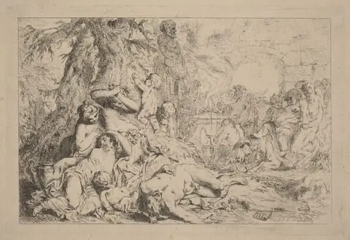The March of Silenus, by Louis-Felix de La Rue