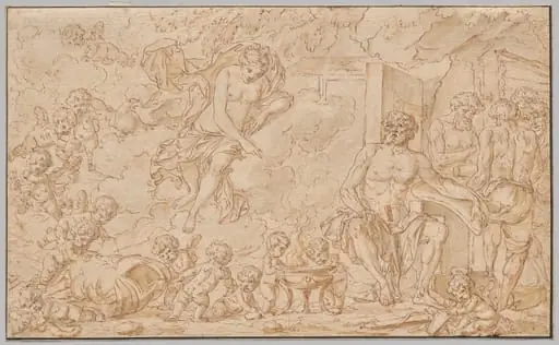 Venus at the Forge of Vulcan, by Louis-Felix de La Rue