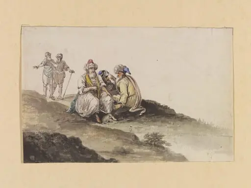A Group of Turks, by Louis-François Cassas