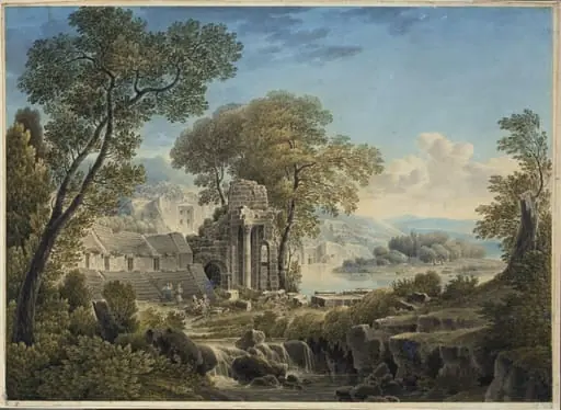 Theatre of Myra, now Demre, in Lycia, by Louis-François Cassas