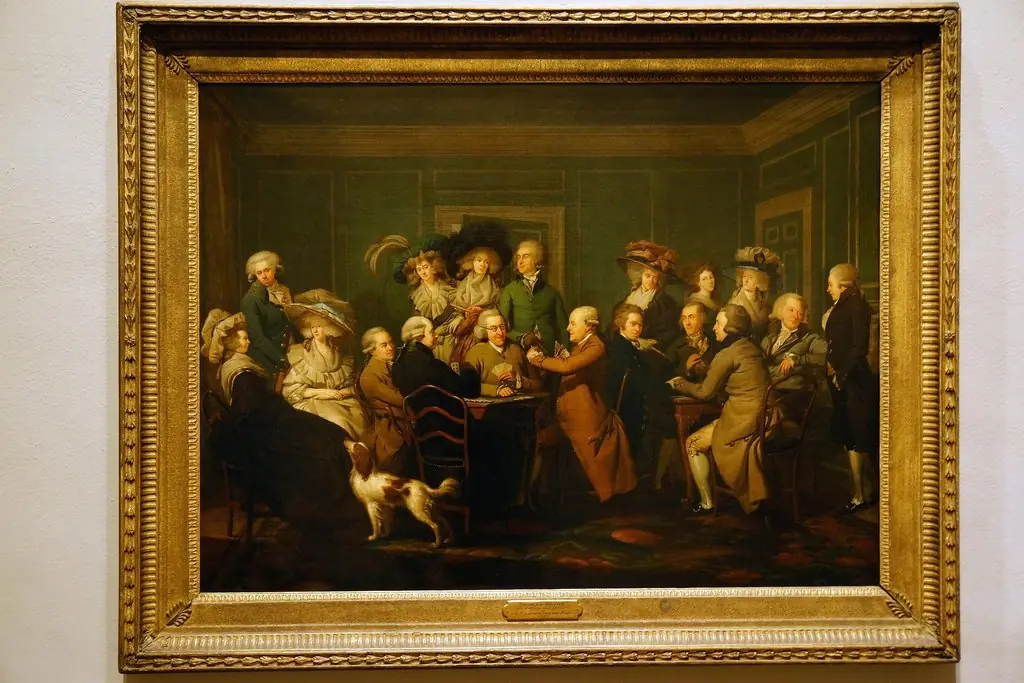 Portrait of Thomas Payne with His Family and Friends, by Louis François Gerard van der Puyl
