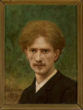 Portrait of Ignacy Paderewski, by Louis-Frederic Schützenberger, 1895