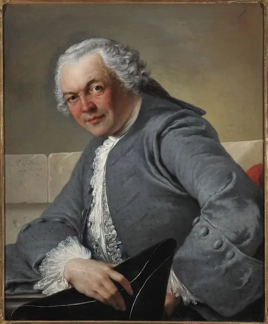 Portrait of Claude Tolozan (1728-1798), by Louis Gabriel Blanchet, oil, 1756