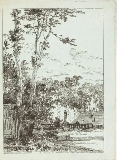 Abandoned Park, by Louis Gabriel Moreau the Elder