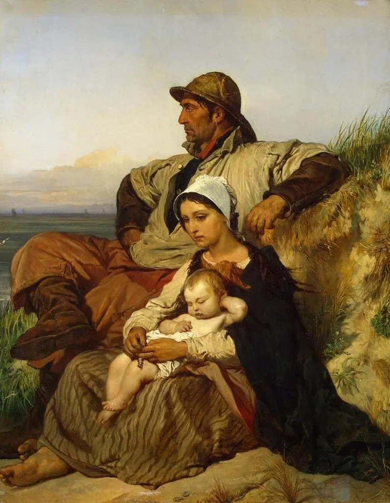 Fisherman's Family, by Louis Gallait