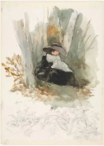 Marie à Bellevue, by Louis Gallait