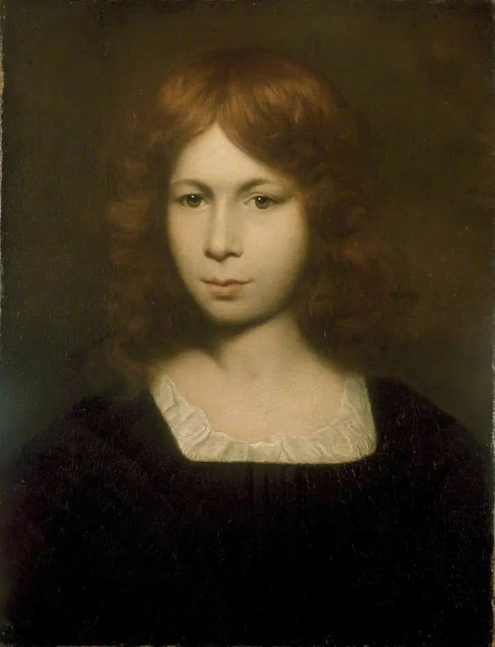 Portrait of a young Girl, by Louis Gustave Ricard