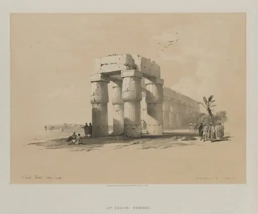 Egypt and Nubia, Volume I: At Luxor, Thebes, Upper Egypt, by Louis Haghe