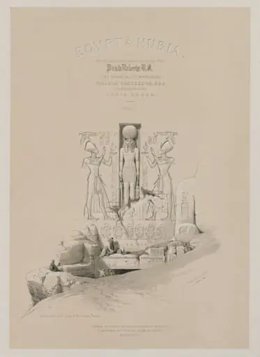 Egypt and Nubia, Volume I: Frontispiece, by Louis Haghe