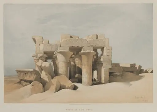 Egypt and Nubia, Volume I: Kom-Ombo, by Louis Haghe