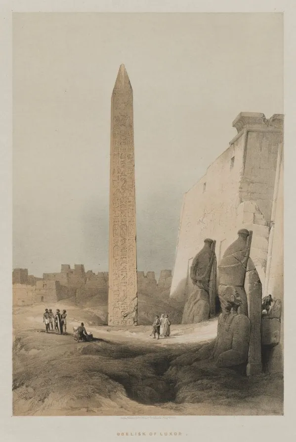 Egypt and Nubia, Volume I: Luxor, by Louis Haghe, 1846