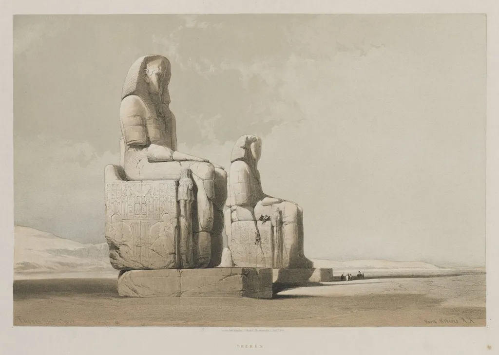 Egypt and Nubia, Volume I: Thebes, by Louis Haghe, 1846