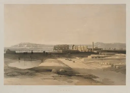 Egypt and Nubia, Volume II: Karnak, by Louis Haghe