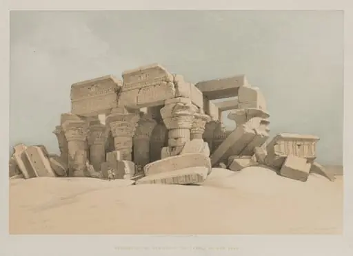 Egypt and Nubia, Volume II: Kom-Ombo, by Louis Haghe