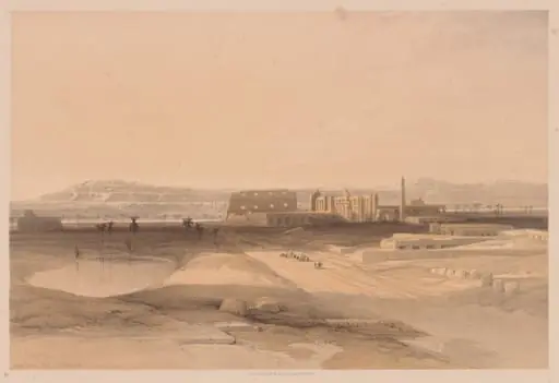 Egypt and Nubia: Volume II - No. 32, Karnak, by Louis Haghe
