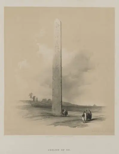 Egypt and Nubia, Volume II: Obelisk of Heliopolis, by Louis Haghe