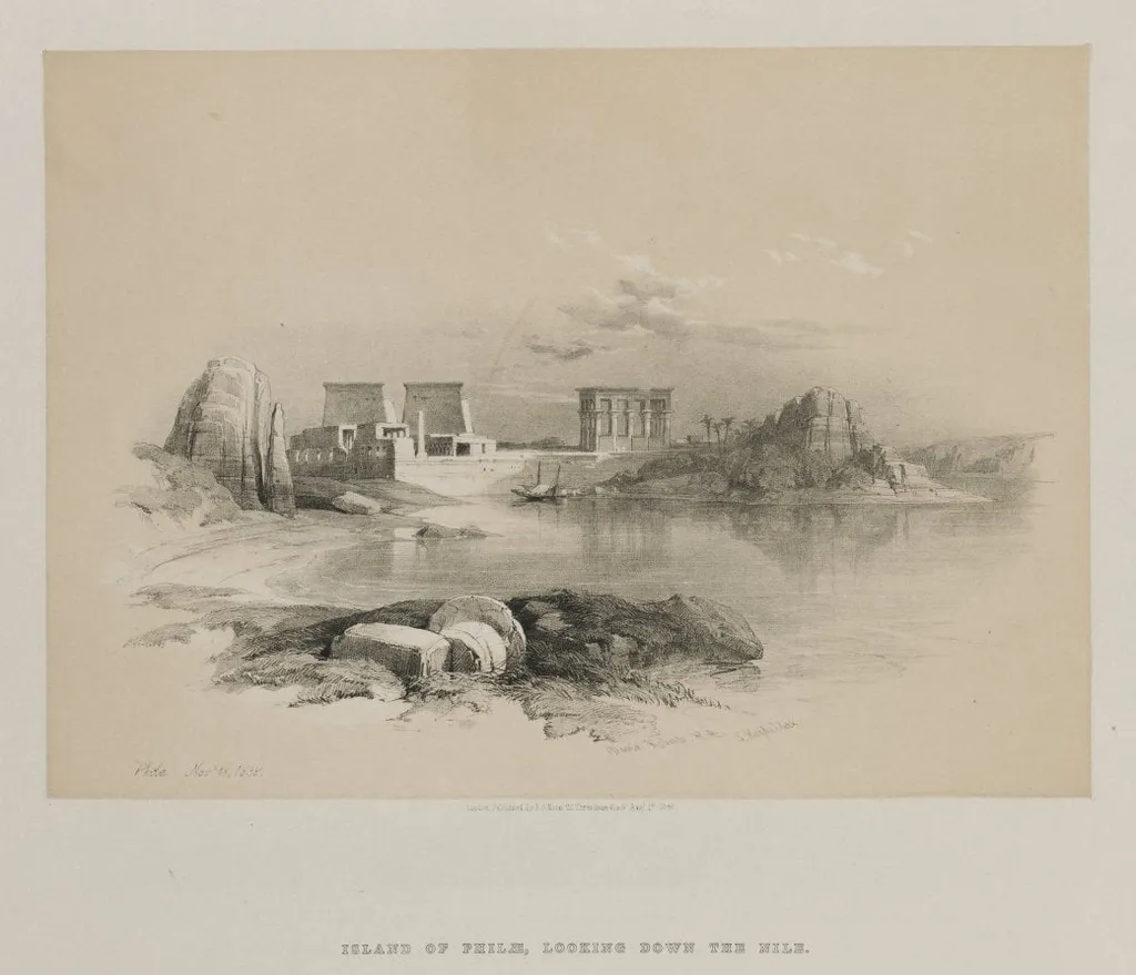 Egypt and Nubia, Volume II: Philae, by Louis Haghe, 1848