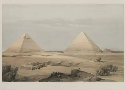 Egypt and Nubia, Volume II: Pyramids of Geezeh, by Louis Haghe