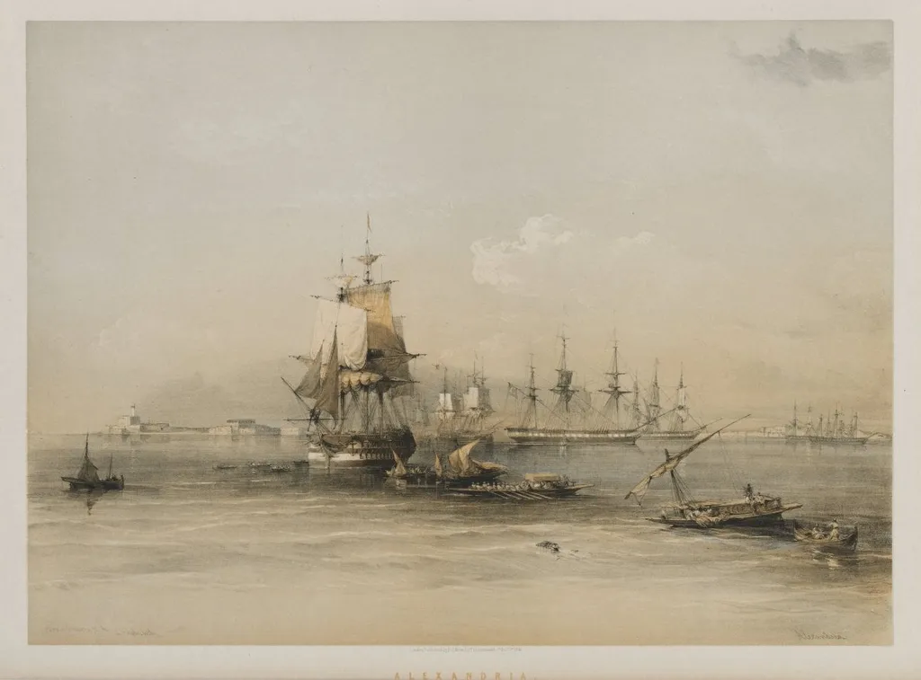 Egypt and Nubia, Volume III: Alexandria, by Louis Haghe, 1848
