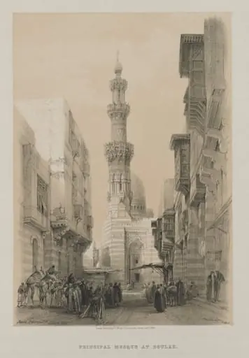Egypt and Nubia, Volume III: Bullack, Cairo, by Louis Haghe