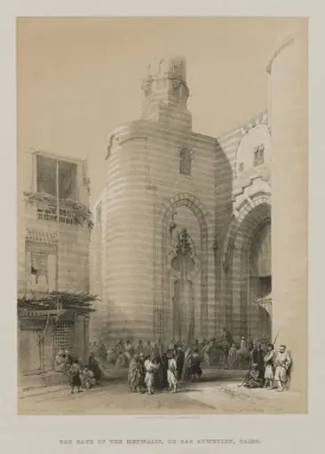 Egypt and Nubia, Volume III: Gate of the Metwaleys, Cairo, by Louis Haghe