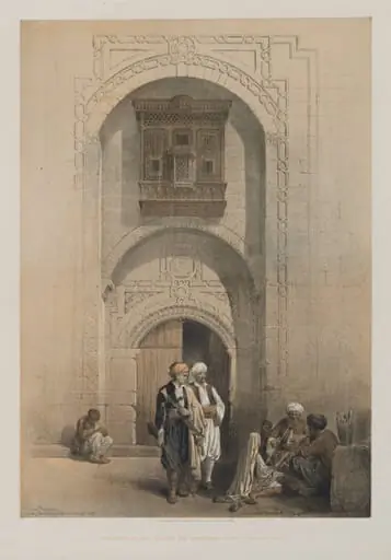 Egypt and Nubia, Volume III: Modern Mansion, showing the Arabesque Architecture of Cairo, by Louis Haghe