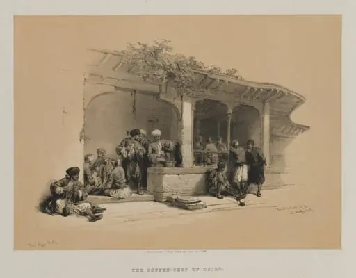 Egypt and Nubia, Volume III: The Coffee Shop, by Louis Haghe