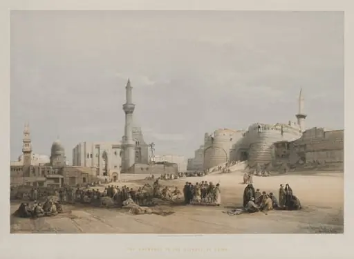Egypt and Nubia, Volume III: The Entrance to the Citadel of Cairo, by Louis Haghe