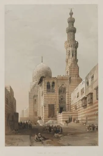 Egypt and Nubia, Volume III: Tombs of the Khalifs, Cairo, by Louis Haghe