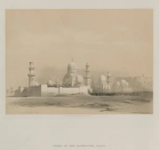 Egypt and Nubia, Volume III: Tombs of the Memlooks, Cairo, by Louis Haghe