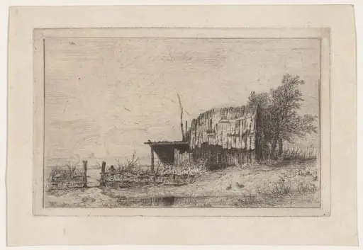 The Little Shed (Le petit Hangar), by Louis Hector François Allemand