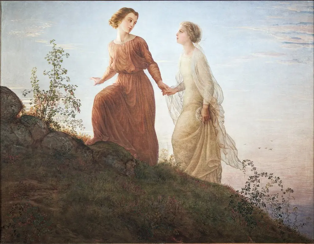 Poem of the Soul - On the mountain, by Louis Janmot