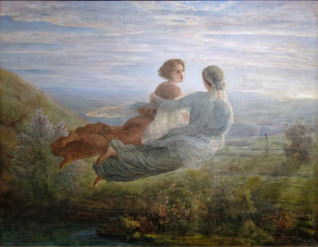 Poem of the Soul - The flight of the soul, by Louis Janmot