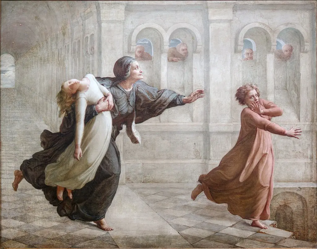 Poem of the Soul - The nightmare, by Louis Janmot