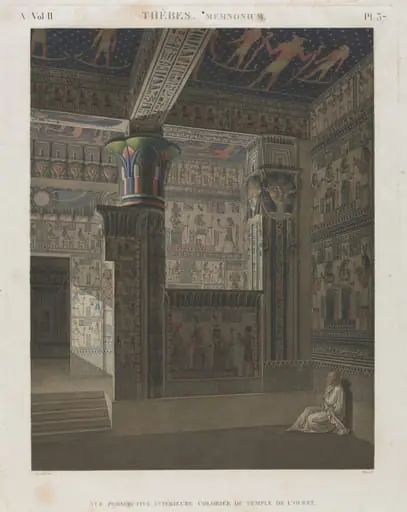 Description of Egypt: Thebes. Memnonium, Vol. II, Pl. 37, by Louis-Jean Allais