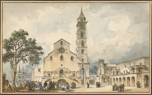 The Cathedral at Trani, by Louis Jean Desprez