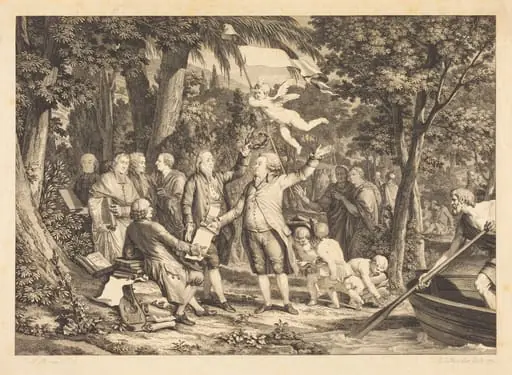 Mirabeau arrive aux Champs-Élisées, by Louis-Joseph Masquelier
