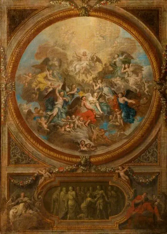The Ascension and the Incredulity of Saint Thomas (sketch for the decoration of the chapel at Chatsworth), by Louis Laguerre