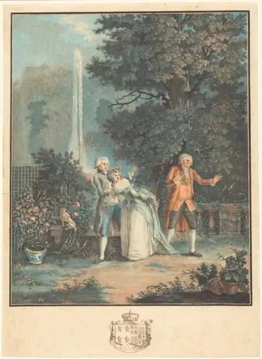 Colin-maillard, by Louis Le Coeur