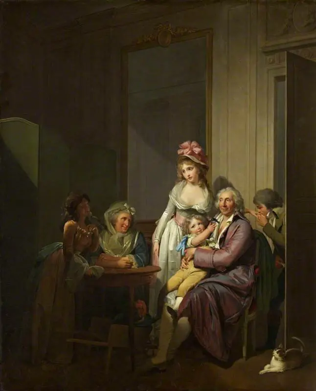 Family in an Interior, by Louis-Léopold Boilly