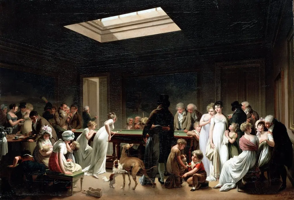 Game of Billiards, by Louis-Léopold Boilly