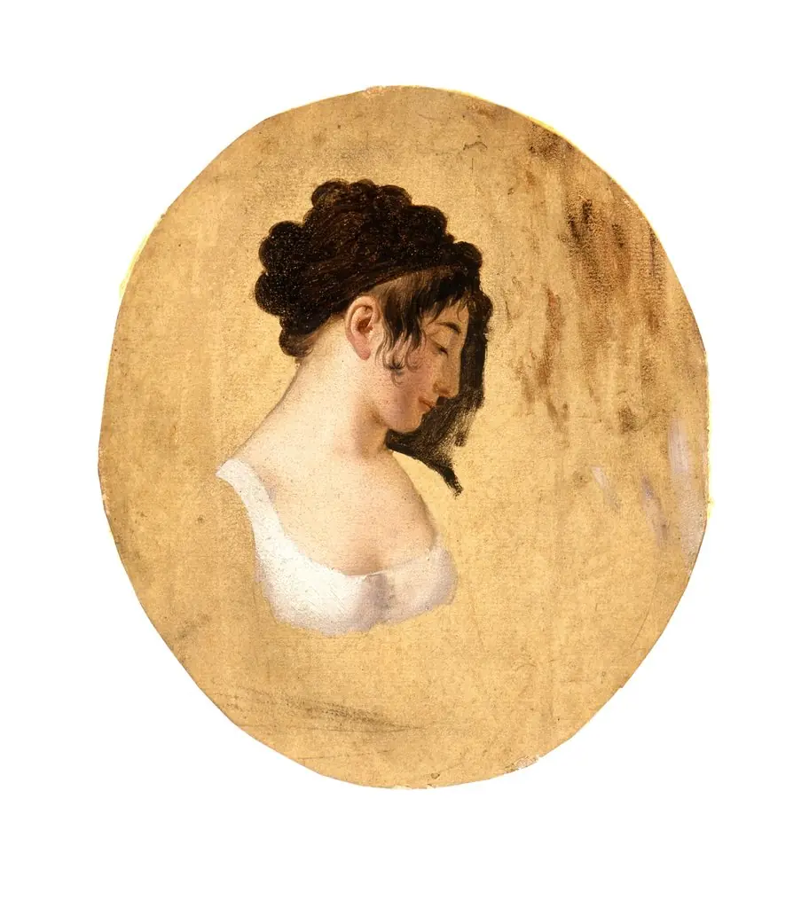 Profile of a Young Woman's Head, by Louis-Léopold Boilly